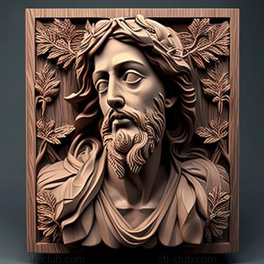 3D model st jesus (STL)